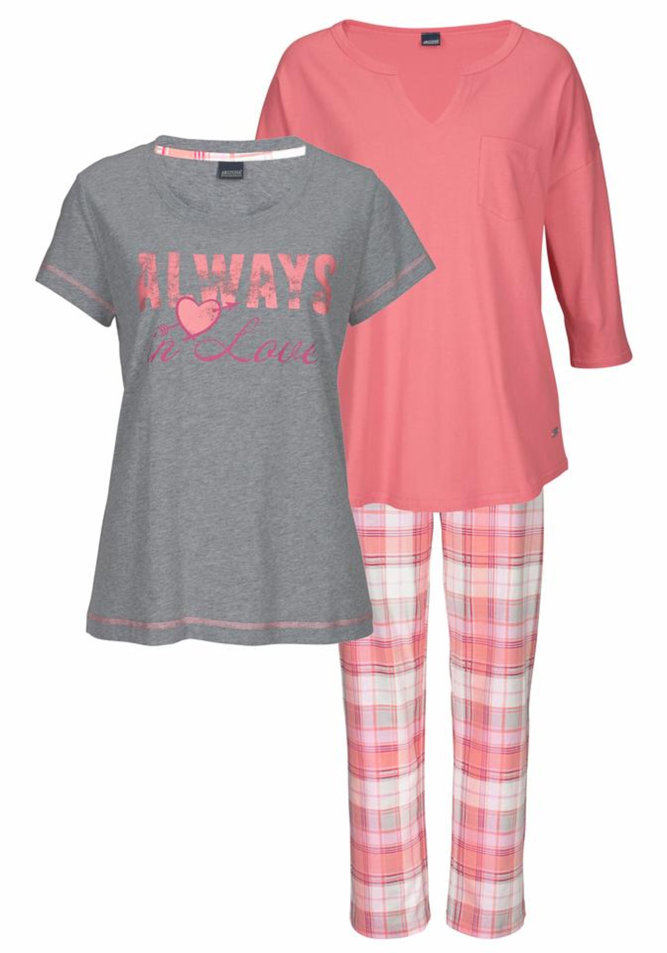 ARIZONA - Pyjamaset (3-teilig) in grau