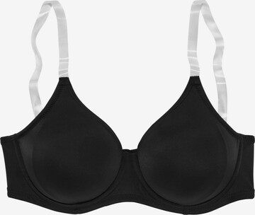 NUANCE Minimiser Bra in Black: front