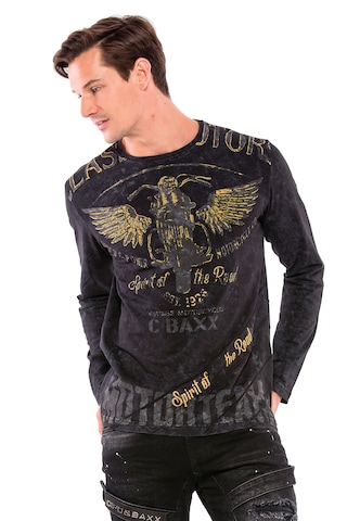 CIPO & BAXX Shirt in Zwart
