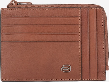 Piquadro Wallet 'Black Square' in Brown: front