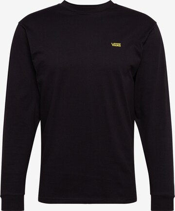 VANS Shirt 'LEFT CHEST HIT LS' in Zwart: voorkant