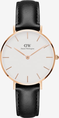 Daniel Wellington Analógové hodinky 'Classic Petite Sheffield DW00100174' - Čierna: predná strana