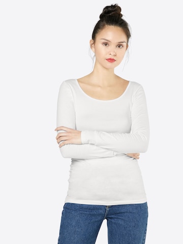 VERO MODA Shirt 'Maxi My' in Wit: voorkant