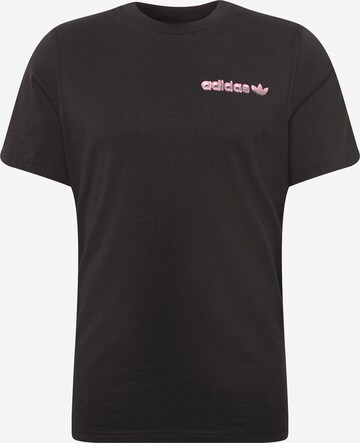 ADIDAS ORIGINALS T-Shirt 'Tropical' in Schwarz: predná strana