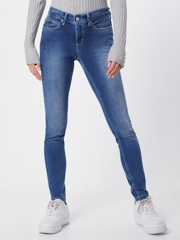 MAC Skinny Jeans 'Dream' in Blue: front