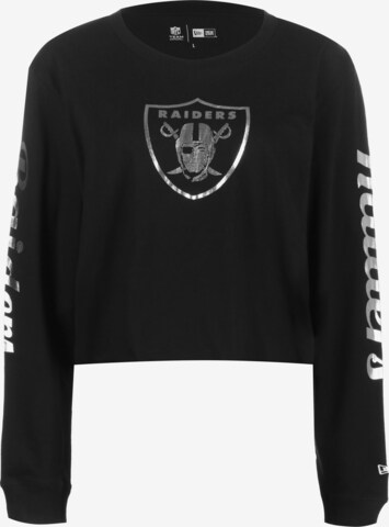 NEW ERA Longsleeve ' NFL Properties Oakland Raiders W ' in Schwarz: predná strana