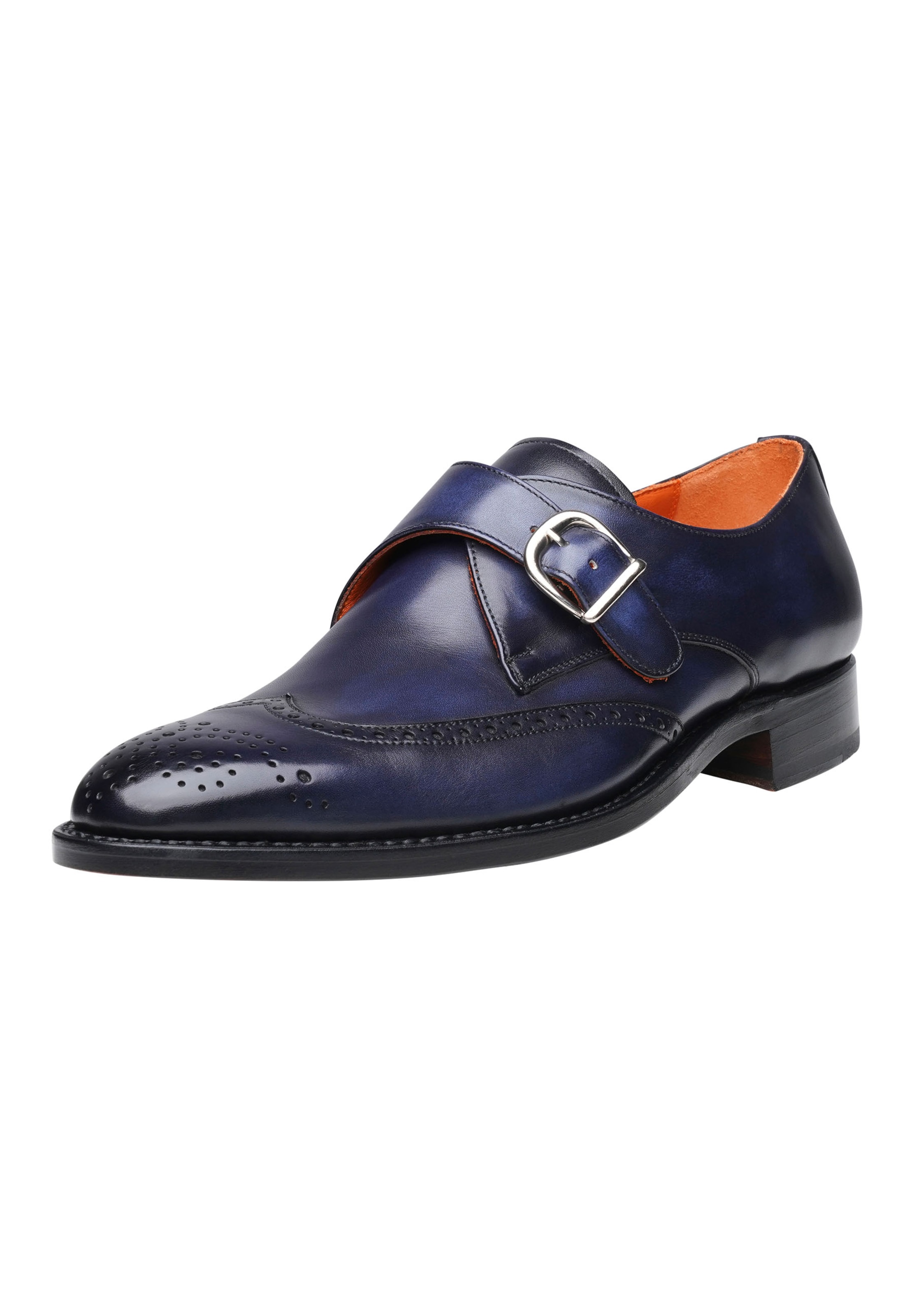 SHOEPASSION - Instappers 'No. 5454' in de kleur Navy