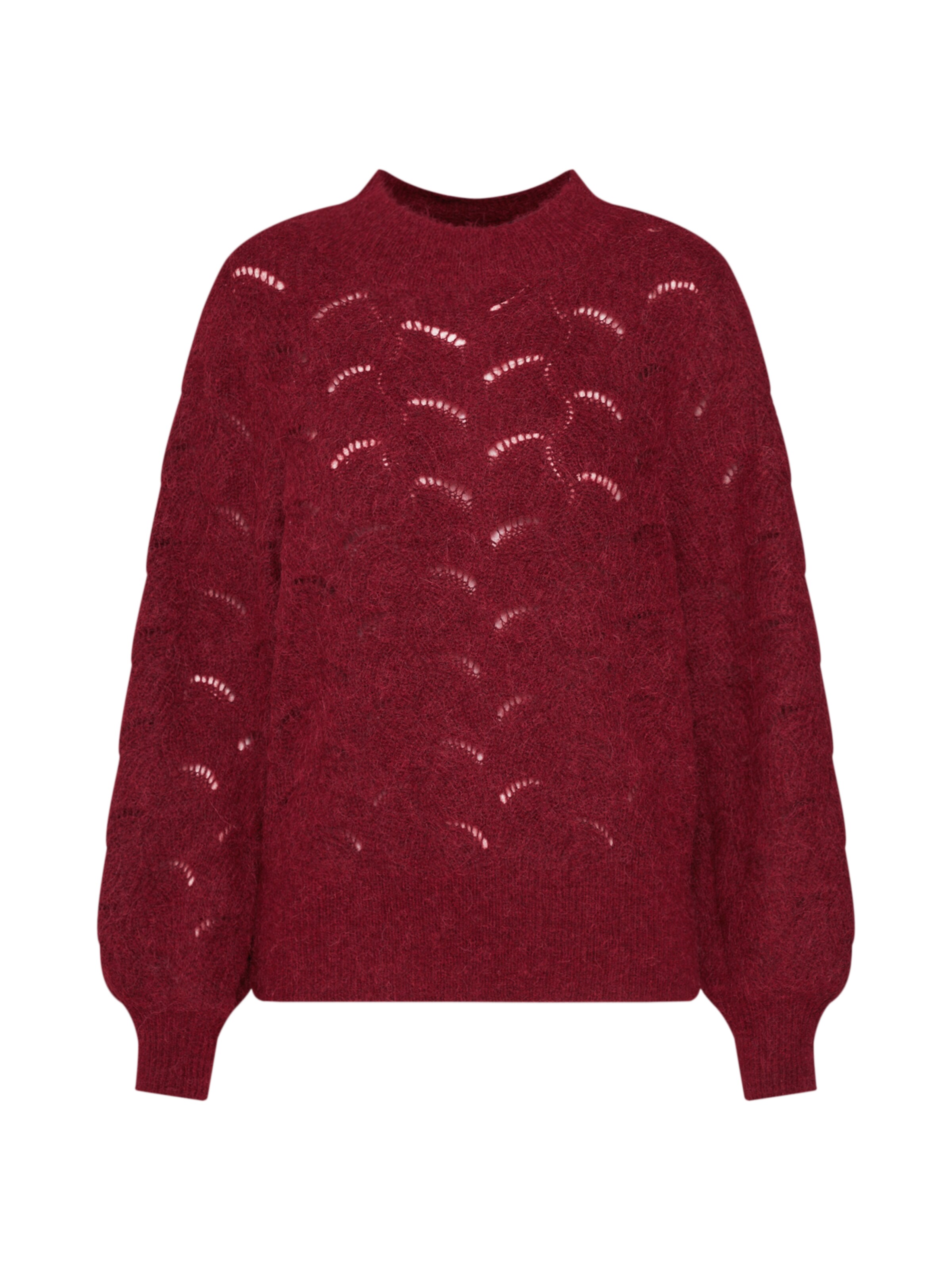 SELECTED FEMME - Trui 'IVA' in de kleur Wijnrood