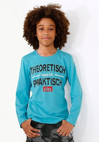 Kidsworld Shirt in Blau: Vorderseite