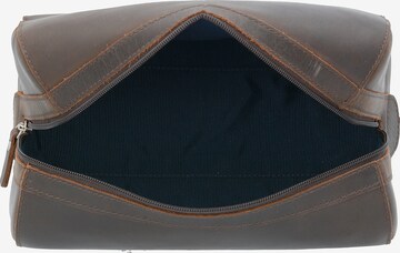 LEONHARD HEYDEN Toiletry Bag 'Salisbury' in Brown