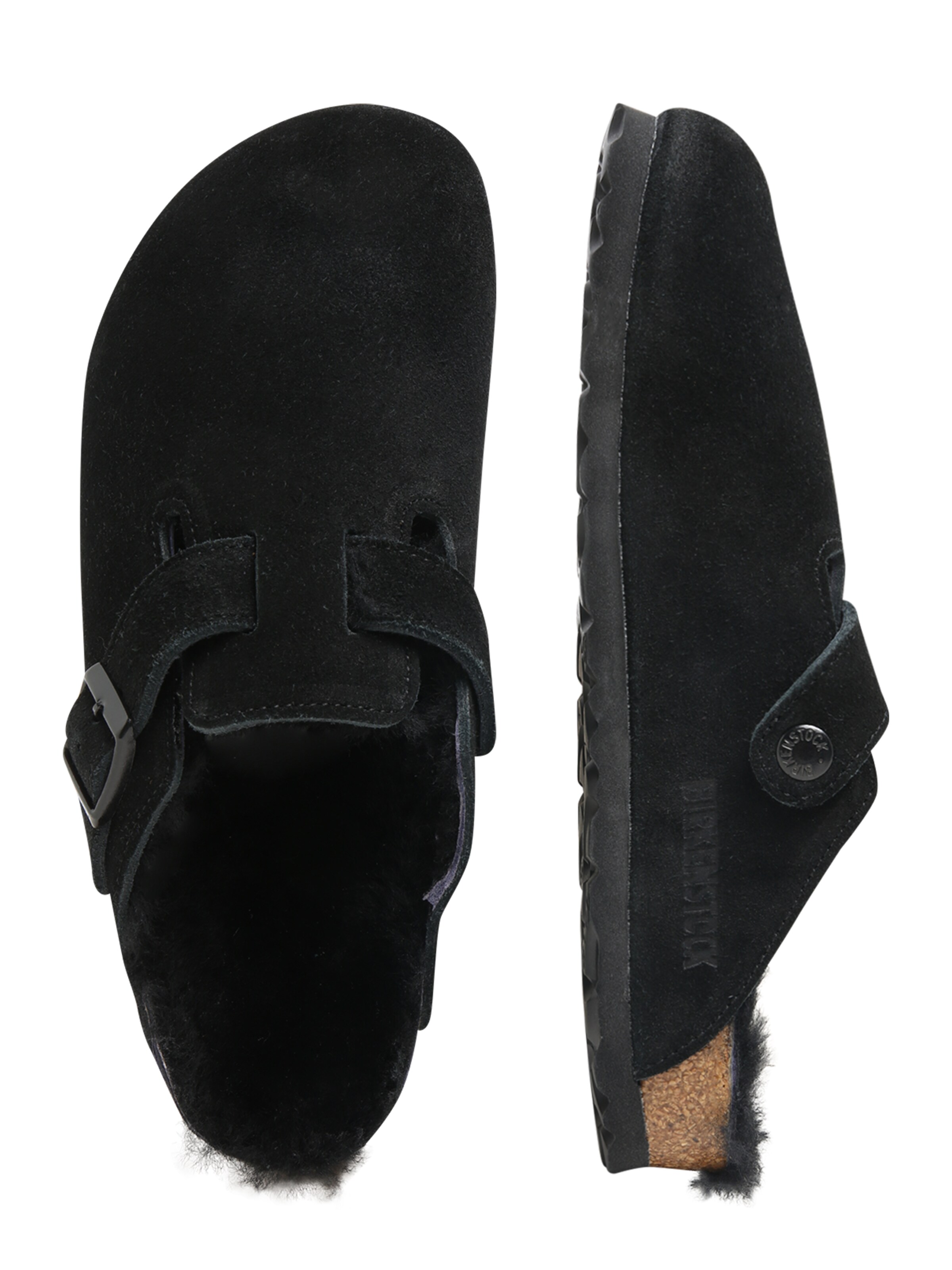 Saboți 'Boston' de la BIRKENSTOCK pe negru
