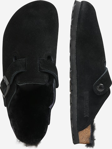 BIRKENSTOCK Hausschuh 'Boston' in Schwarz