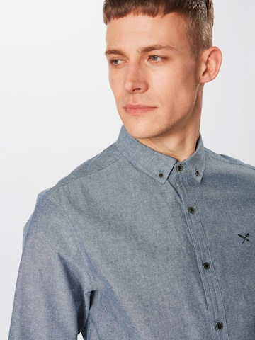 Iriedaily Regular fit Button Up Shirt 'Samuel' in Blue