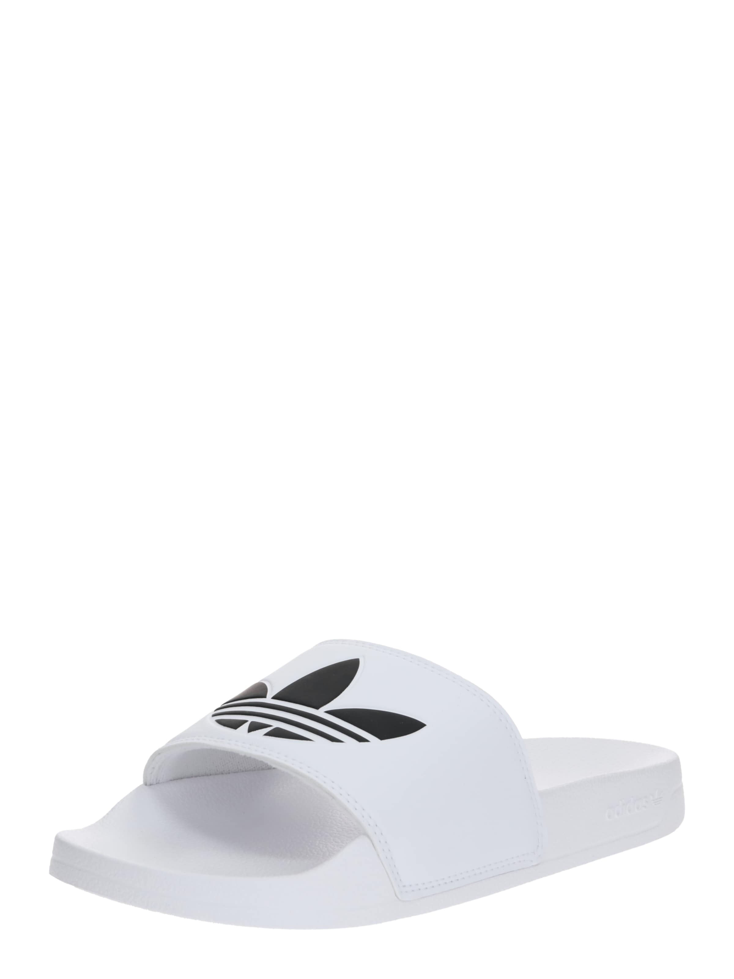 Claquettes / Tongs 'Adilette Lite' ADIDAS ORIGINALS en blanc : devant