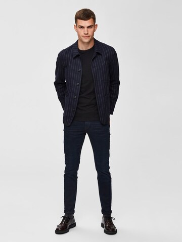 SELECTED HOMME Slimfit Jeans i blå