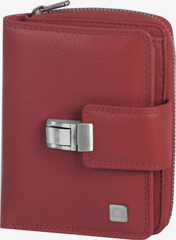 GREENBURRY Wallet in Red: front