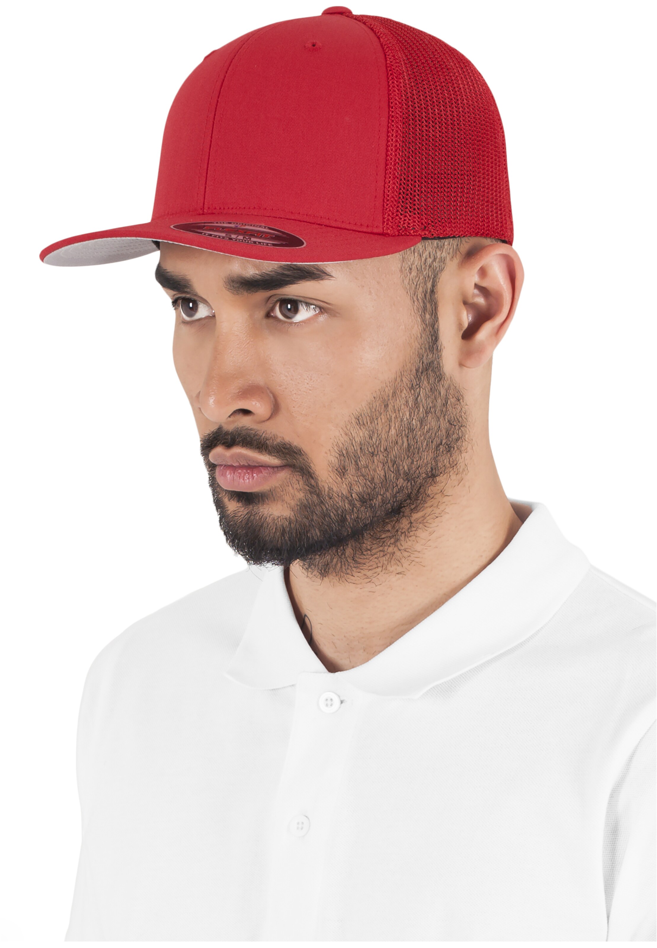 Flexfit Cap in Red: front