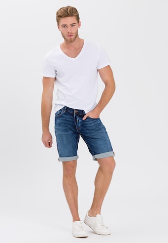 Cross Jeans Regular Jeansshorts 'Leom' in Blau: predná strana