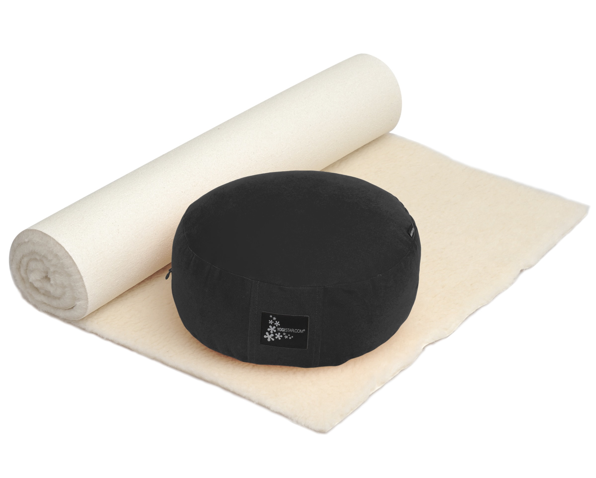 YOGISTAR.COM Yoga-Set 'Meditation Natur' in Mischfarben: Vorderseite