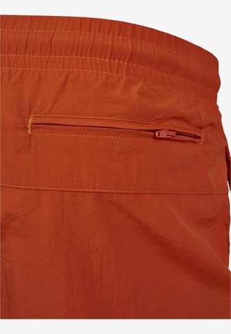 Urban Classics Kratke kopalne hlače | oranžna barva