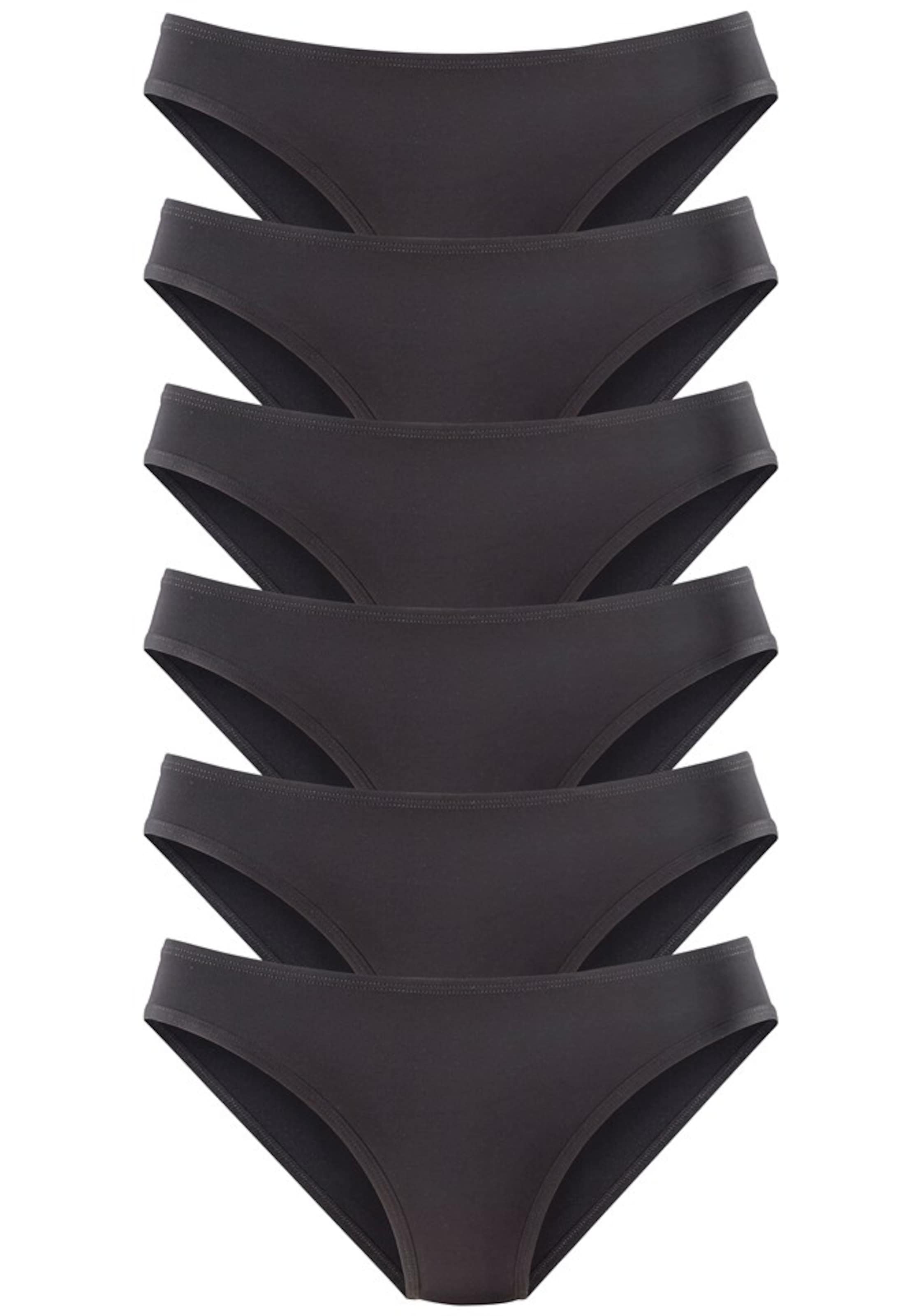 VIVANCE Kalhotky – černá: přední strana