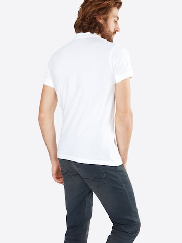 BOSS Orange Regular fit Majica 'Prime' | bela barva: zadnja stran