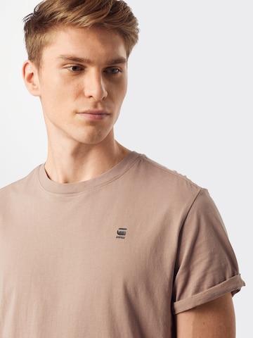 G-Star RAW Tričko – hnědá