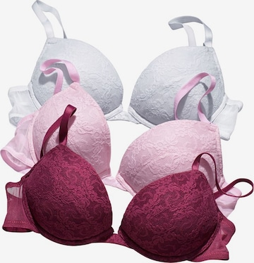 PETITE FLEUR Push-up Bra in Mixed colours: front