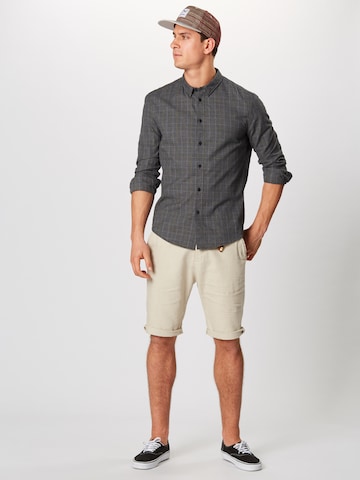 pelēks DRYKORN Slim fit Krekls 'Loken'