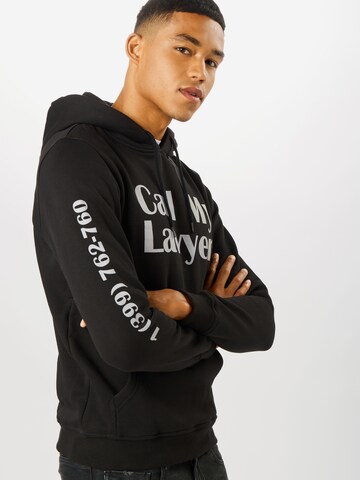 Mister Tee Sweatshirt 'Lawyer' in Black