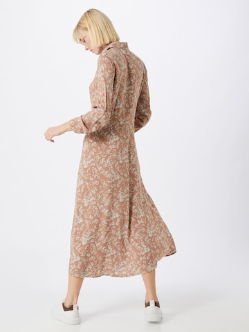 Y.A.S Shirt dress 'YASCORNA SAVANNA' in Brown