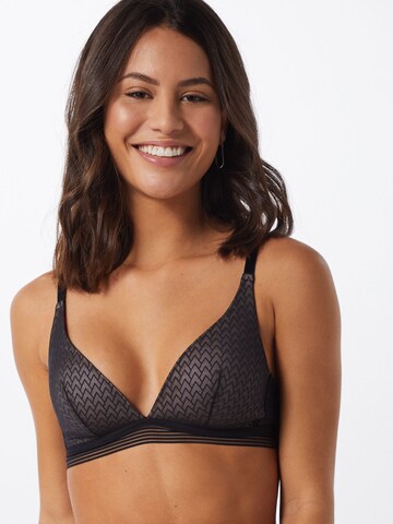 PASSIONATA Regular Bra 'Manhattan' in Black: front