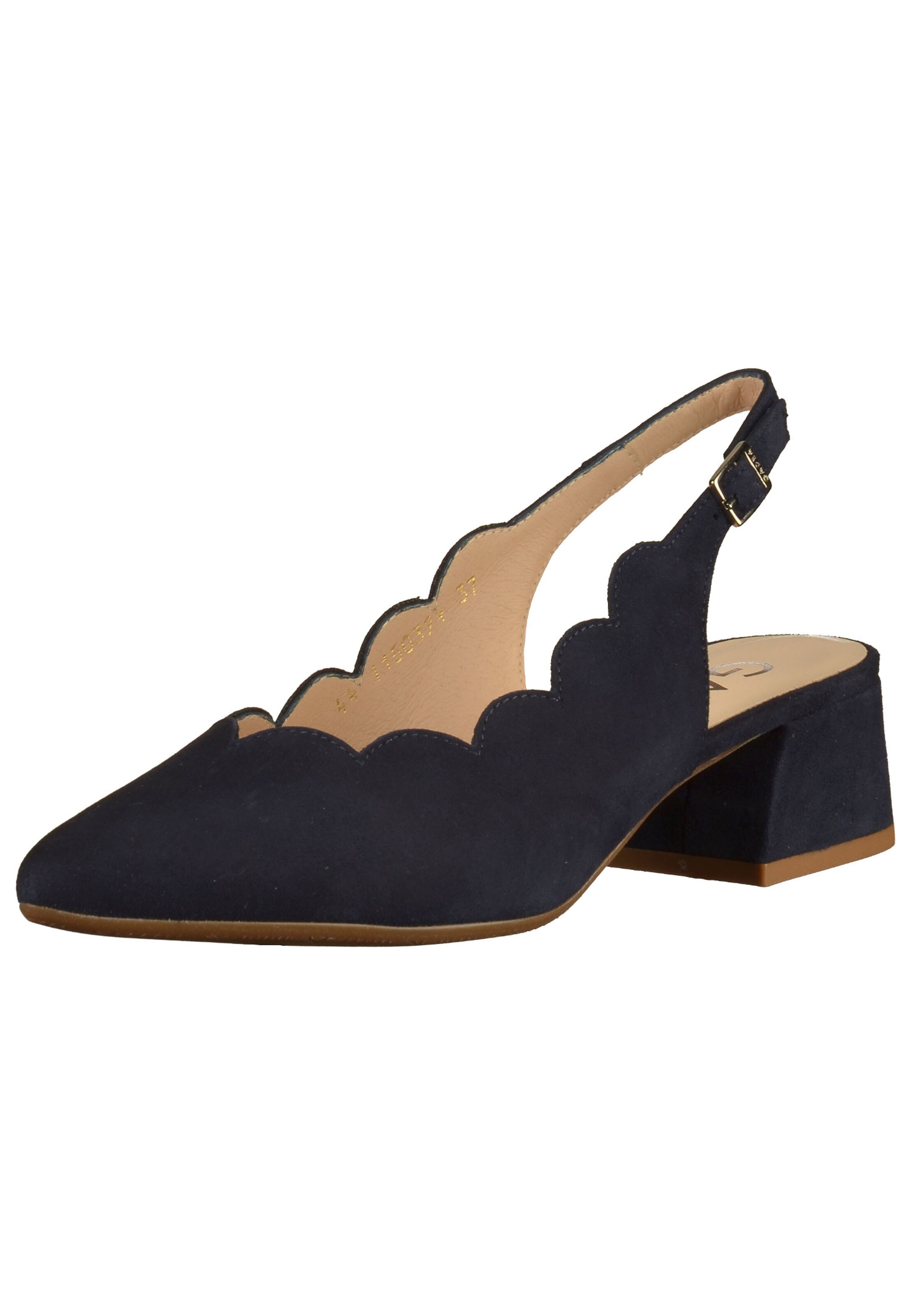 GADEA - Slingpumps in de kleur Ultramarine blauw