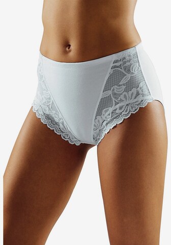 Slip scultant PETITE FLEUR en blanc : devant