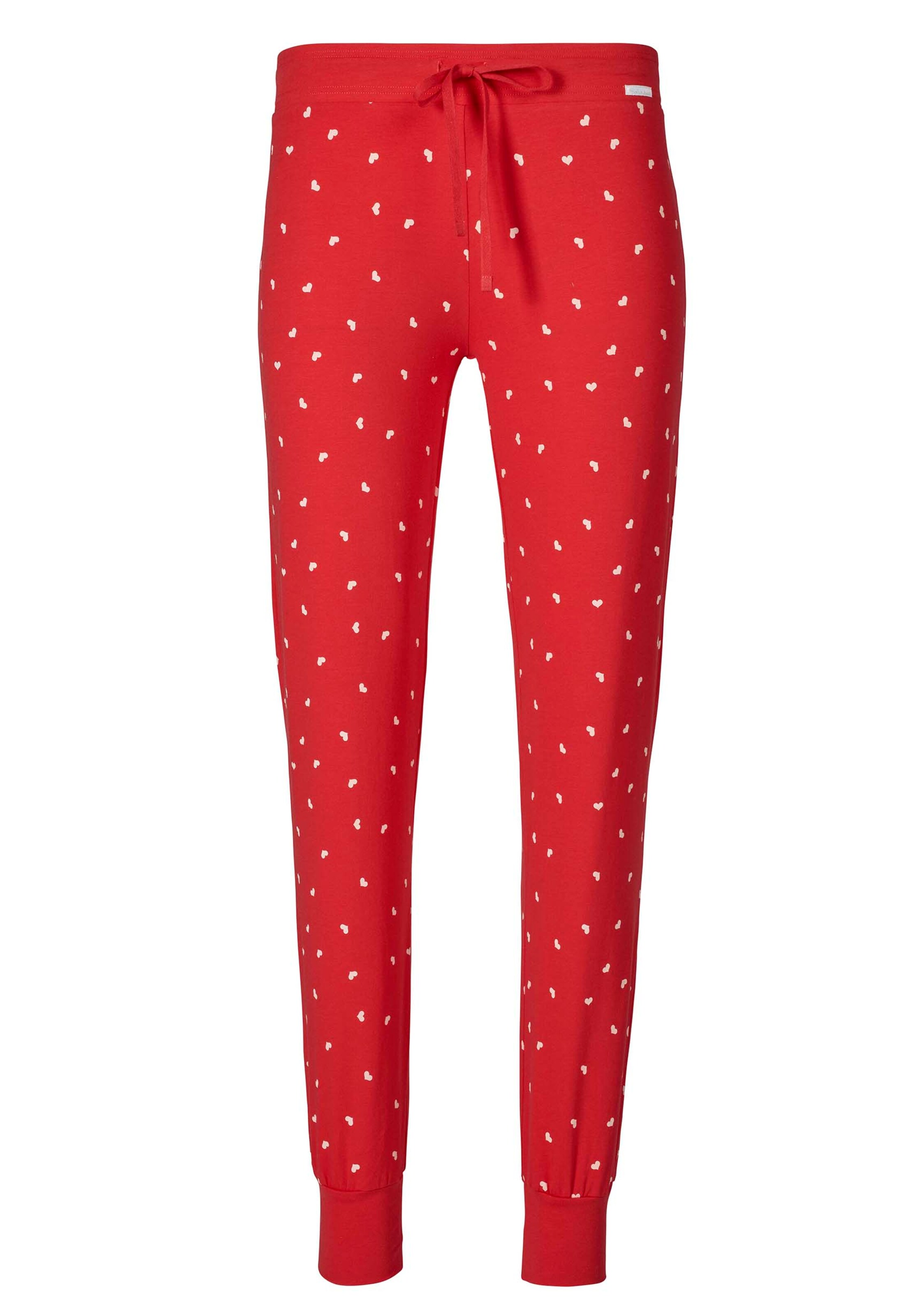 Skiny - Pyjamabroek in de kleur Rood