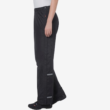 VAUDE Regular Outdoor Pants 'Fluid' in Black