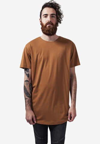 T-Shirt Urban Classics en marron : devant