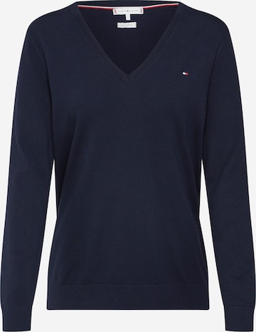 TOMMY HILFIGER Sweater 'Heritage' in Blue: front