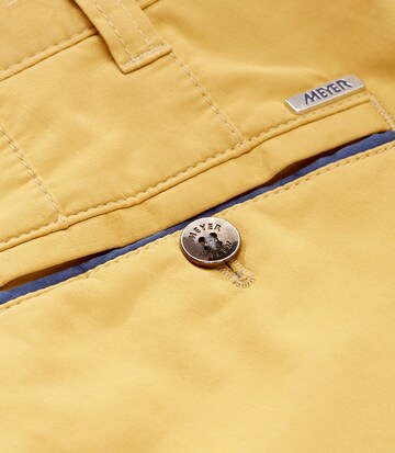 MEYER Regular Chino Pants 'Oslo' in Yellow