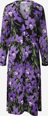 Robe-chemise 'Sallie' EDITED en violet : devant