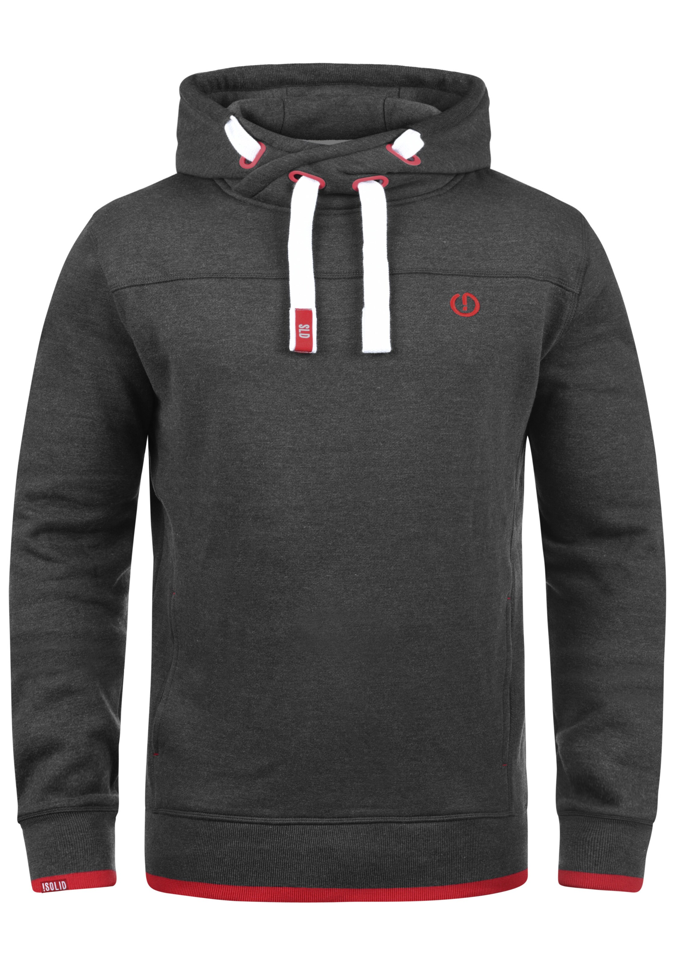 Sweat-shirt 'Benjamin' !Solid en gris : devant