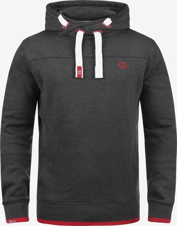 !Solid Sweatshirt 'Benjamin Hood' in Grey: front