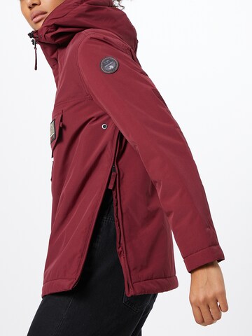 NAPAPIJRI Weatherproof jacket 'Rainforest' in Red