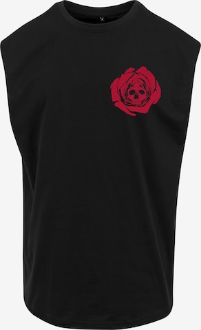 Mister Tee T-Shirt 'Deadrose' in Schwarz: predná strana