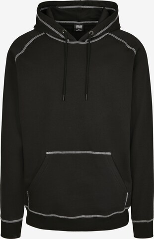 Urban Classics Regular fit Sweatshirt in Black: front