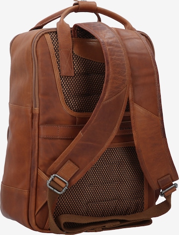 The Chesterfield Brand Rucksack 'Wax Pull Up' in Braun