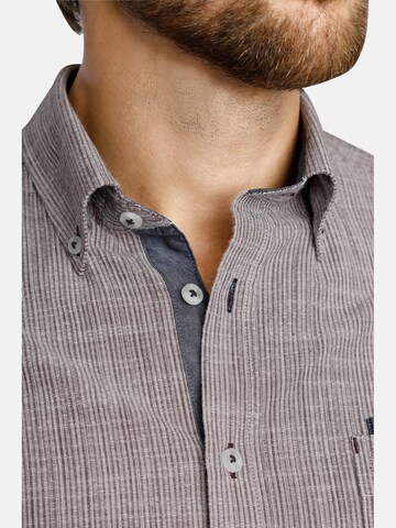 Jan Vanderstorm Regular fit Button Up Shirt 'Milos' in Beige: front