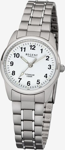 REGENT Analog Watch in Silver: front