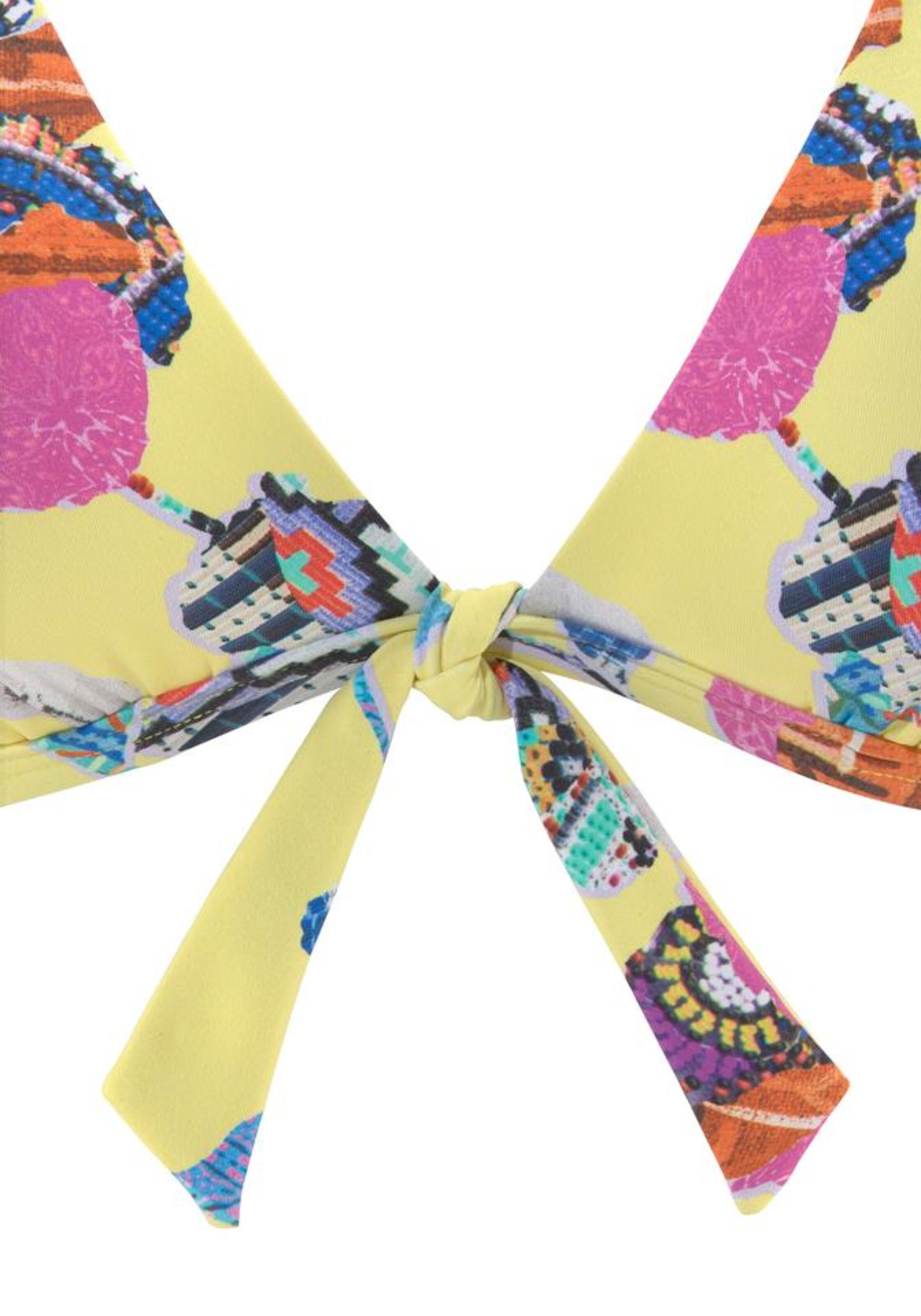 SUNSEEKER Triangle Bikini top 'Jam' in Yellow