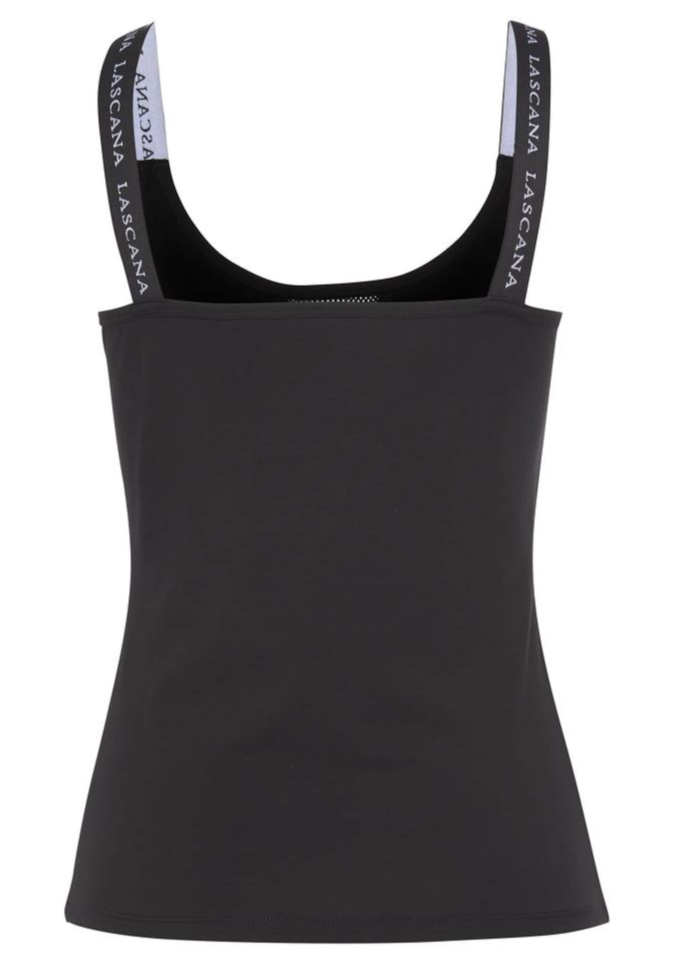 LASCANA ACTIVE Sports top in Black